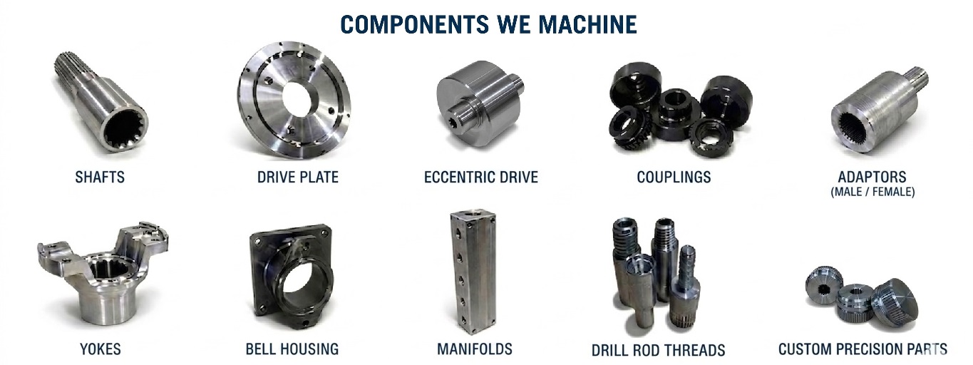 components we machine